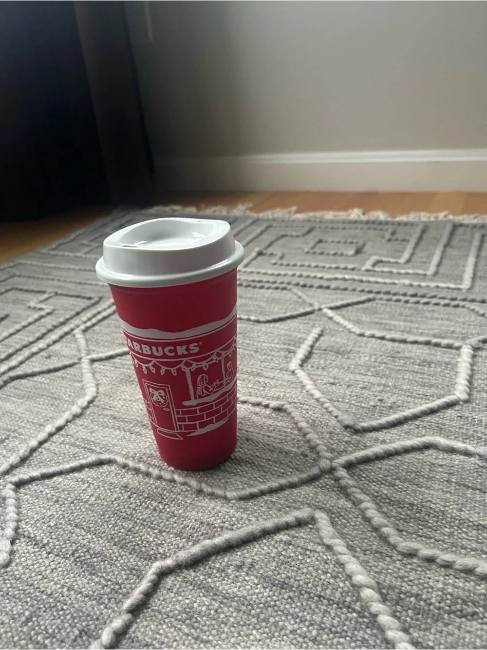 NWT Starbucks Limited Edition Red Cup Winter Holiday/Seasonal Travel Mug,Tumbler